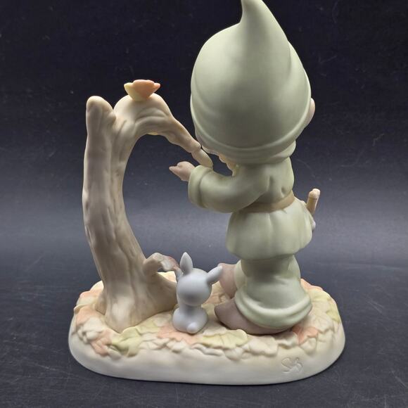 Precious Moments 1996 Color Your World with Thanksgiving Fall Autumn Elf - Picture 8 of 9